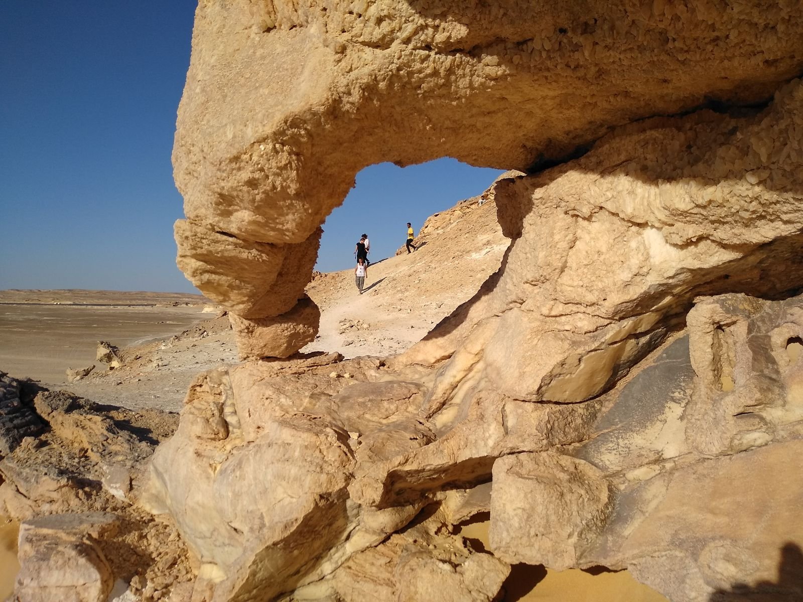 Crystal Mountain rock formation in the Western Desert